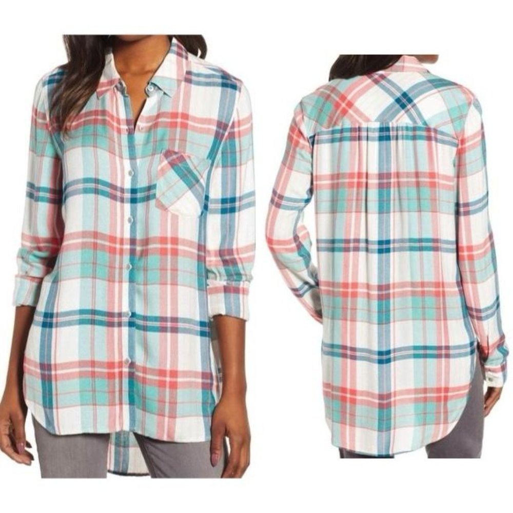 Caslon Flannel Button Down (NWT)
